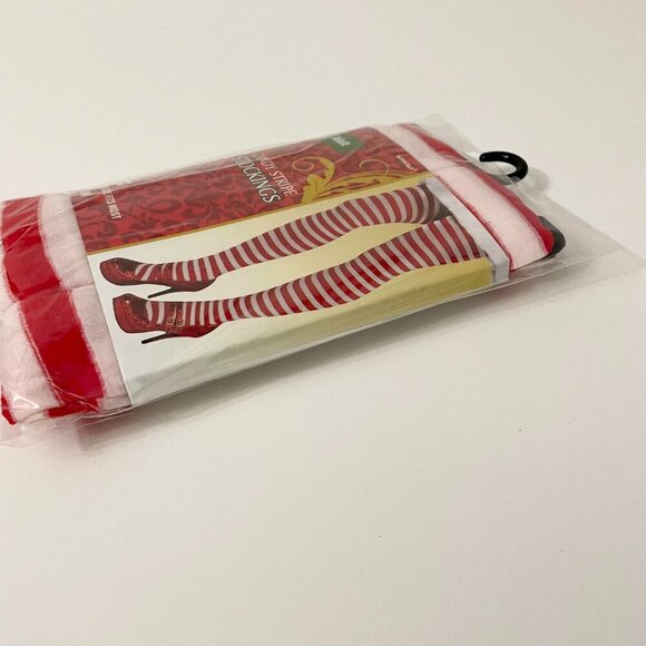Amscan Adult Candy Stripe Stockings One Size Fits Most Halloween - Picture 11 of 11